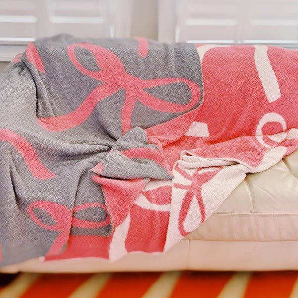 Bow Party Coziest Blanket - The Edit LLC