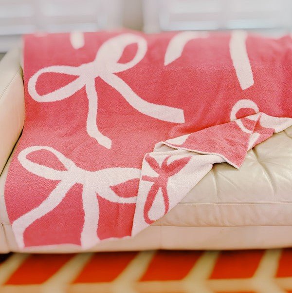 Bow Party Coziest Blanket - The Edit LLC