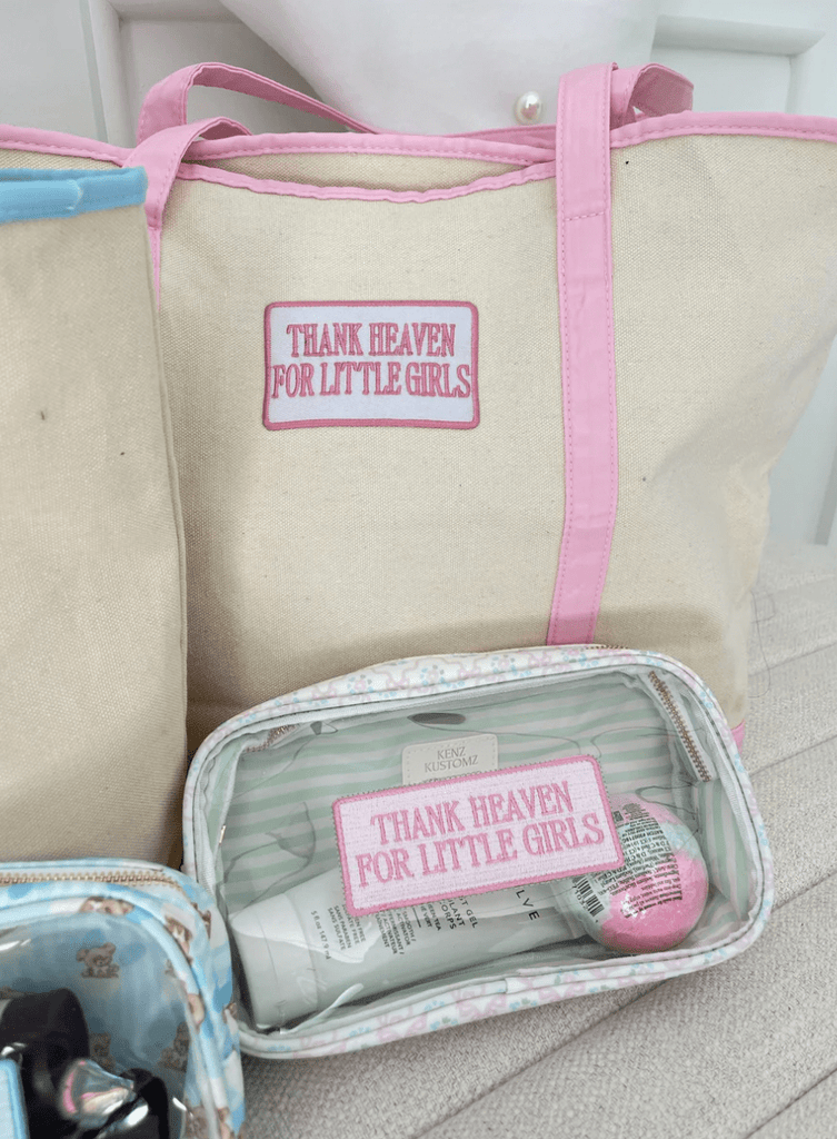Boys: Thank Heaven - Canvas Boat Tote - The Edit LLC