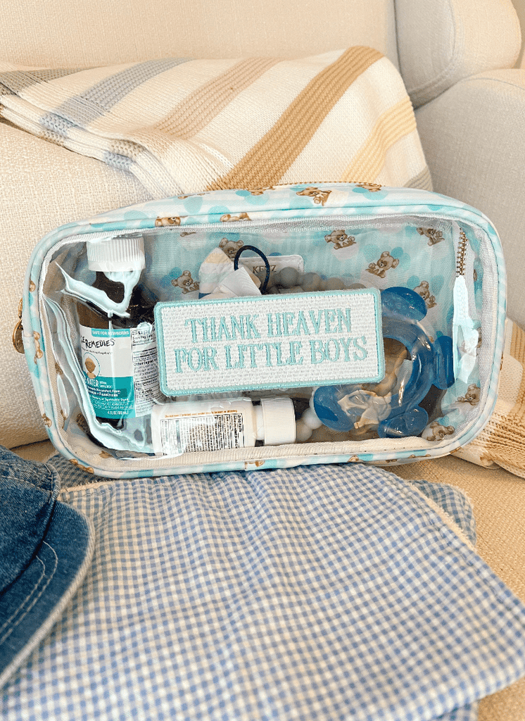 Boys: Thank Heaven - Medium Clear Bag - The Edit LLC