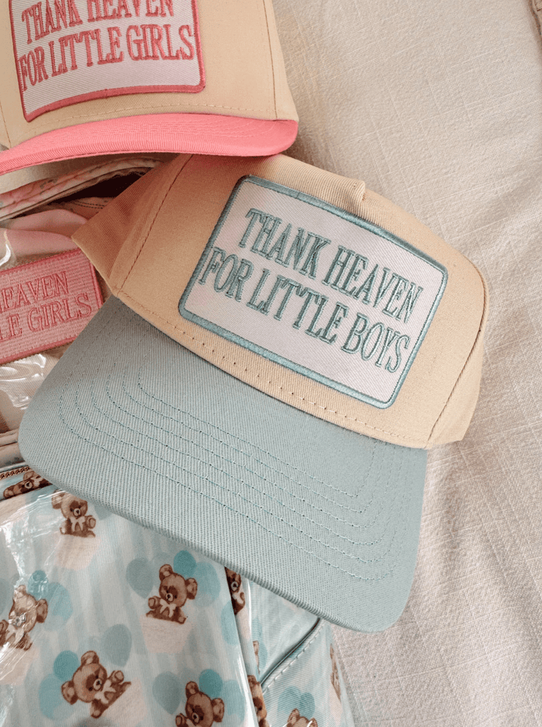 Boys: Thank Heaven - Vintage Trucker Hat - The Edit LLC