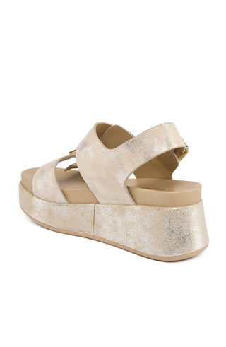 BROOKE: SAND METALLIC / 8.5 - The Edit LLC