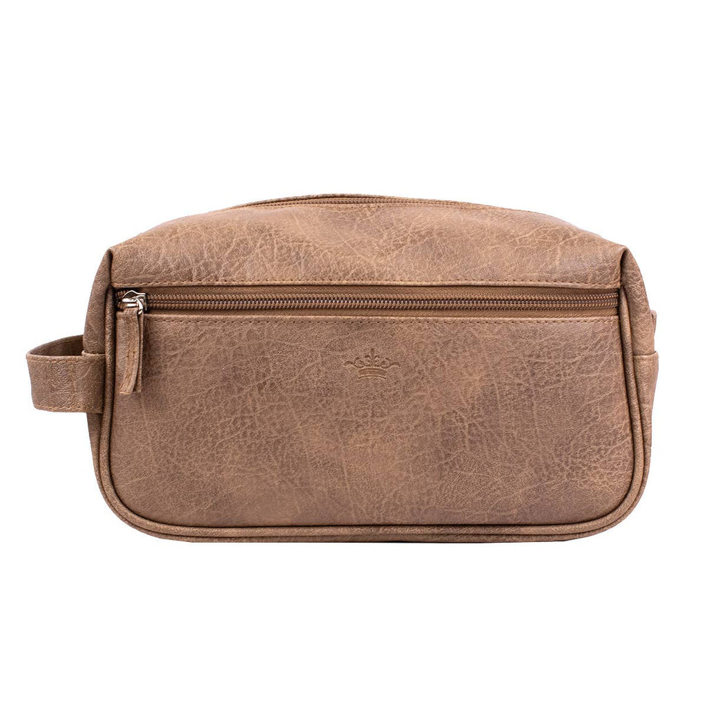 Brooks Shaving Kit Brown 10x5.5x4.75 - The Edit LLC