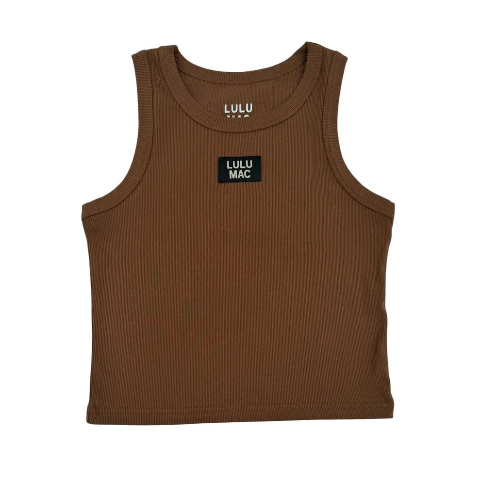 Brown Lulu Mac Tank - The Edit LLC