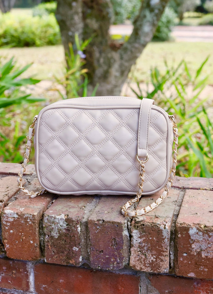 Bryce Crossbody NUDE QUILTED DQ: Default - The Edit LLC