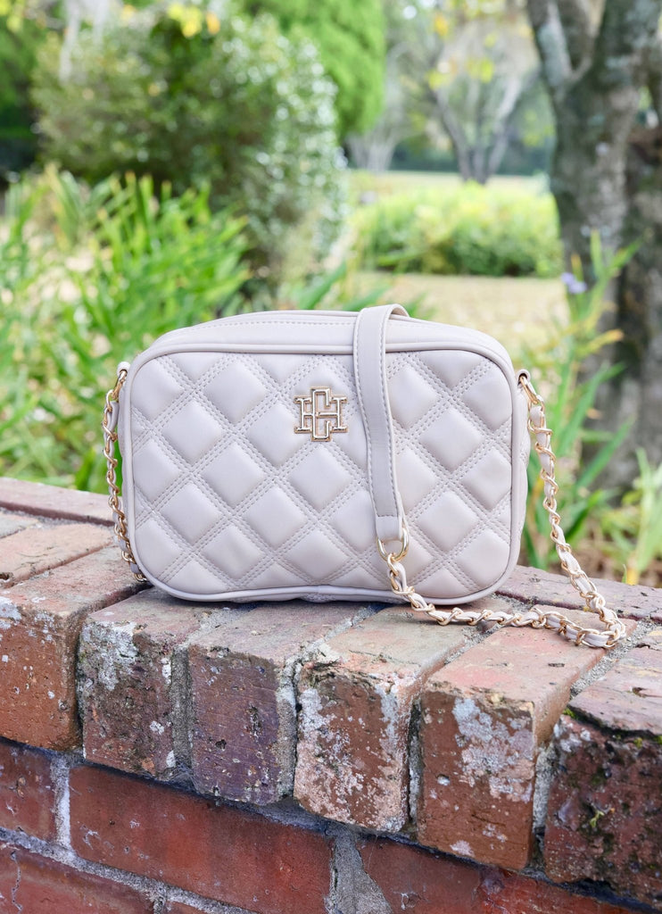 Bryce Crossbody NUDE QUILTED DQ: Default - The Edit LLC