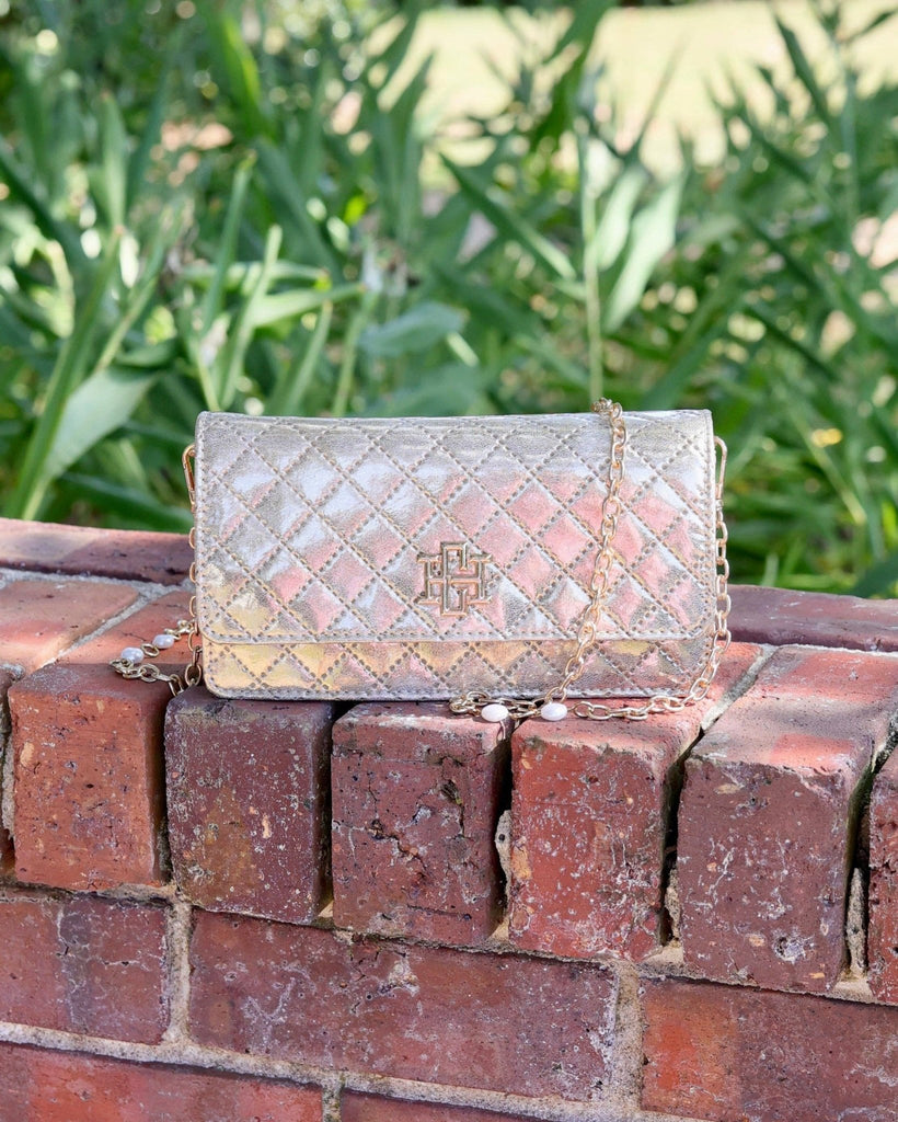 Brynleigh Clutch Crossbody Champagne Pop: Default - The Edit LLC