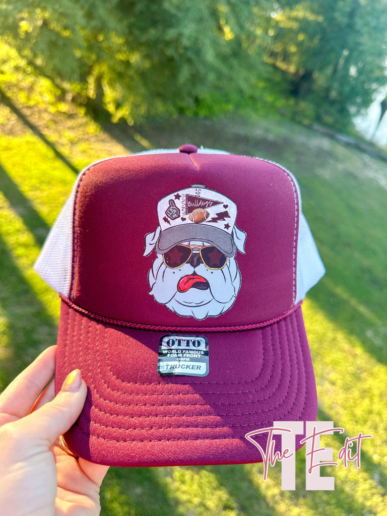 Bulldog Trucker Hat - The Edit LLC