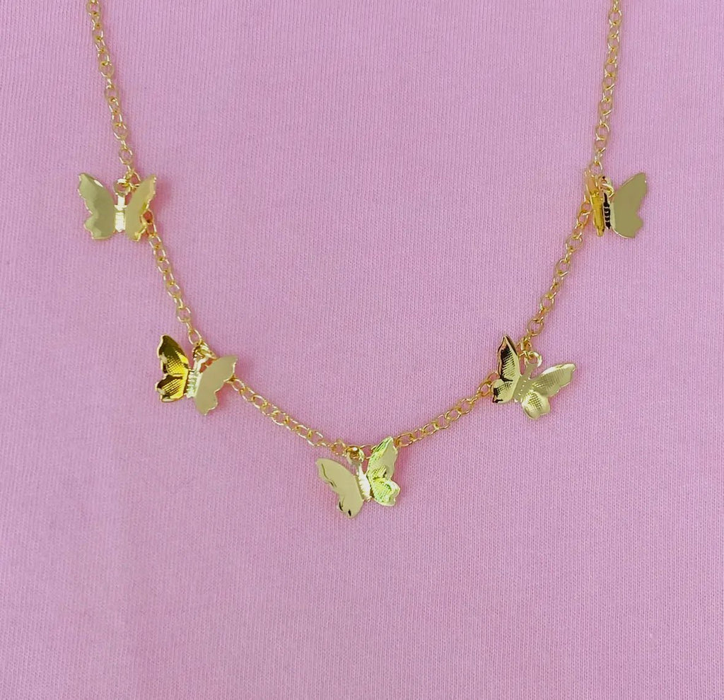 Butterfly Colony Necklace - The Edit LLC