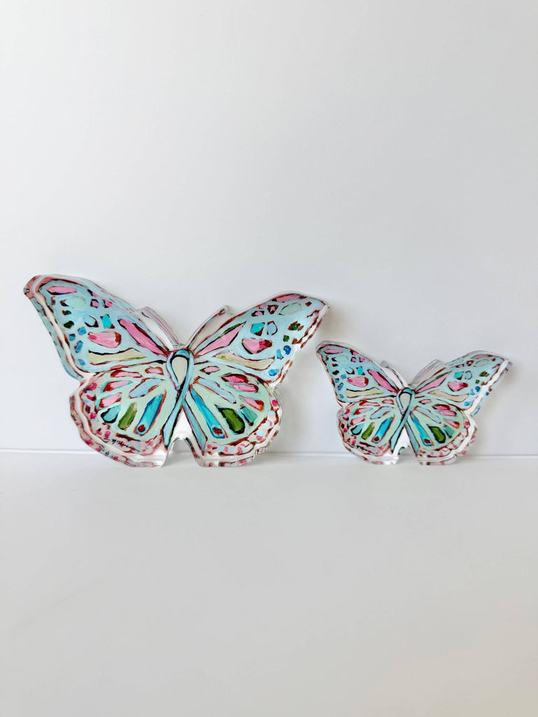 "Butterfly of Hope I" acrylic: Mini Shelfie - The Edit LLC