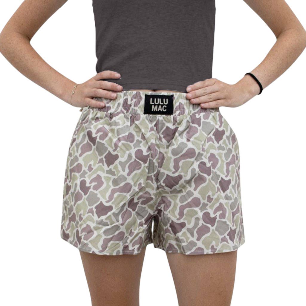 BXCM - CAMO BOXER SHORT: GREEN / Small - The Edit LLC
