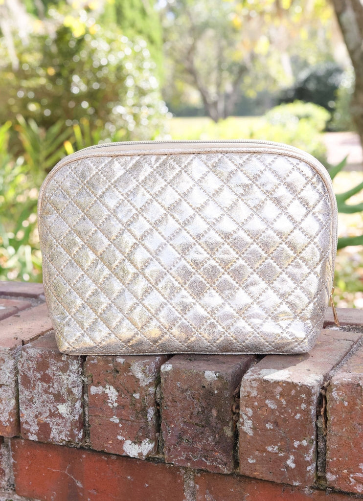 Capri Large Pouch Champagne Pop: Default - The Edit LLC