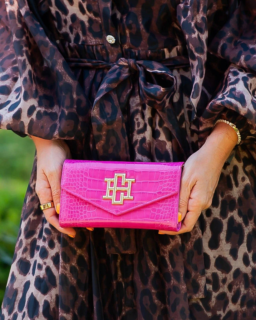 Carlington Clutch/Crossbody Hot PInk EC: Default - The Edit LLC