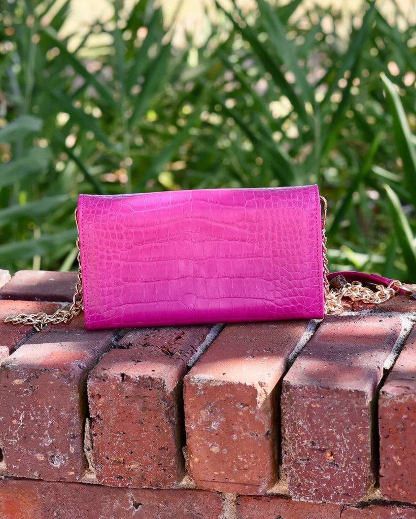 Carlington Clutch/Crossbody Hot PInk EC: Default - The Edit LLC