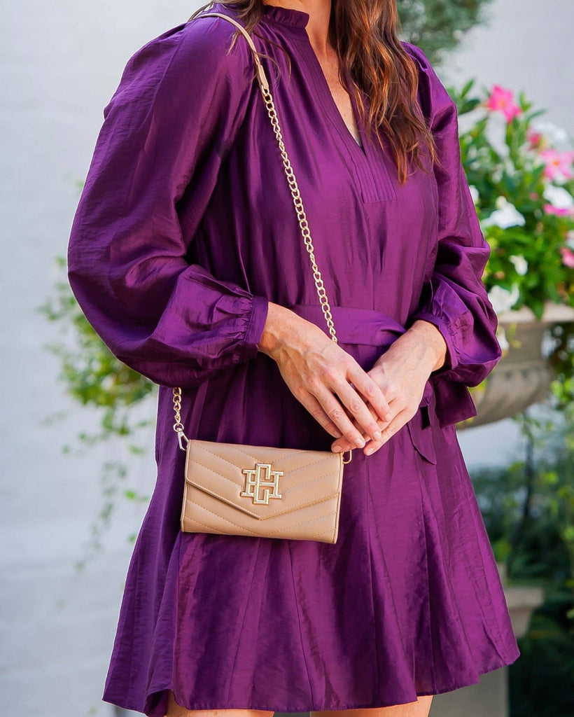 Carlington Clutch/Crossbody Latte VQ: Default - The Edit LLC