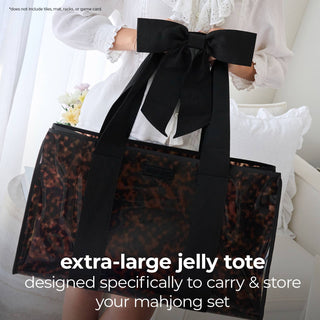 Case-Mate Mahjong Jelly Tote Set: Ballet Pink Bow - The Edit LLC