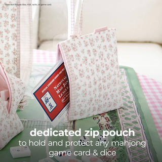 Case-Mate Mahjong Jelly Tote Set: Ballet Pink Bow - The Edit LLC