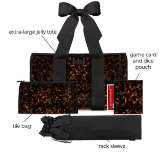 Case-Mate Mahjong Jelly Tote Set: Ballet Pink Bow - The Edit LLC