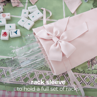 Case-Mate Mahjong Jelly Tote Set: Ballet Pink Bow - The Edit LLC