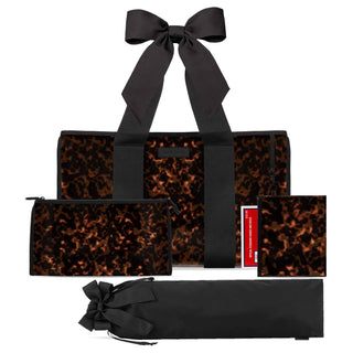 Case-Mate Mahjong Jelly Tote Set: Tortoiseshell Bow - The Edit LLC