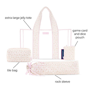 Case-Mate Mahjong Jelly Tote Set: Tortoiseshell Bow - The Edit LLC