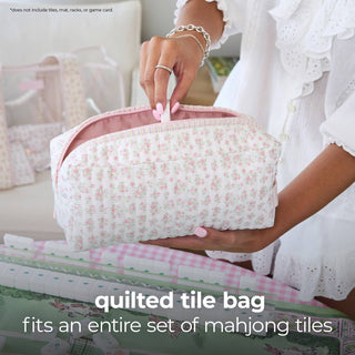 Case-Mate Mahjong Jelly Tote Set: Tortoiseshell Bow - The Edit LLC