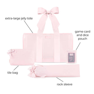 Case-Mate Mahjong Jelly Tote Set: Tortoiseshell Bow - The Edit LLC