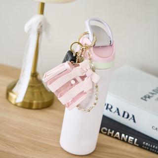Case-Mate Mini Jelly Tote Bag Keychain & Bag Charm: Tortoiseshell Bow - The Edit LLC