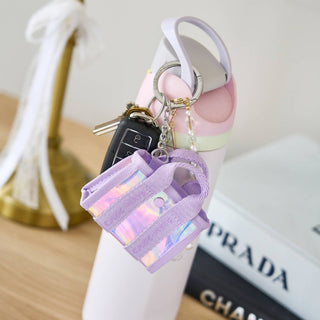 Case-Mate Mini Jelly Tote Bag Keychain & Bag Charm: Tortoiseshell Bow - The Edit LLC