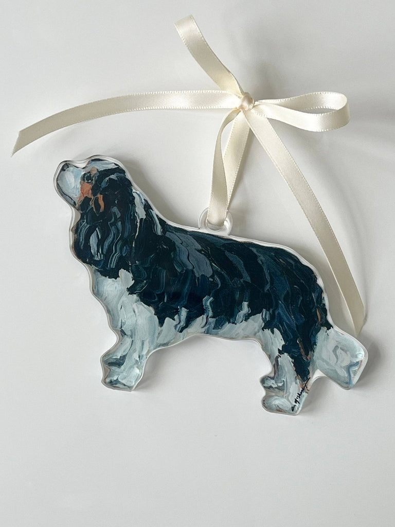 "Cavalier King Charles tri" ornament - The Edit LLC