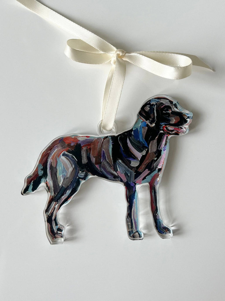 "Chocolate Lab" ornament - The Edit LLC
