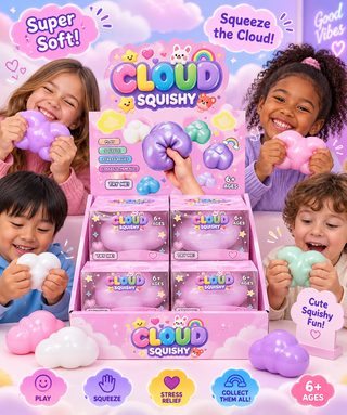 Cloud Squishy — Crunchy ASMR Squeeze Toy - The Edit LLC