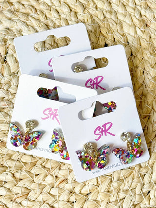 Confetti Tween Butterfly Dangle - The Edit LLC