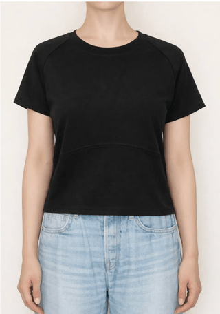 Contour Seamed Active Tee - The Edit LLC