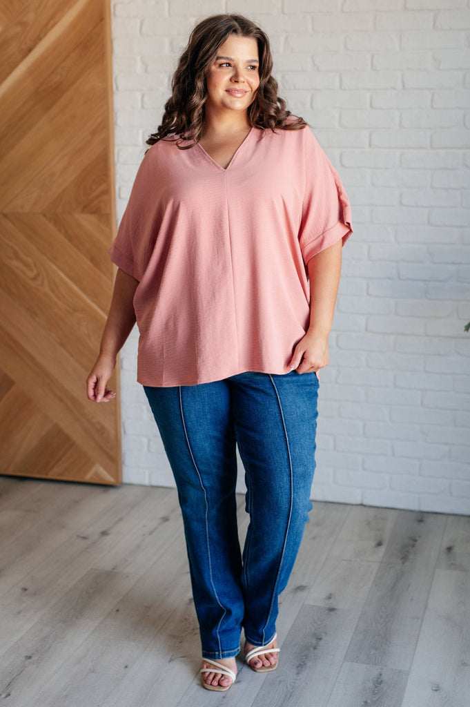 Contrary to Popular Belief V - Neck Blouse - The Edit LLC