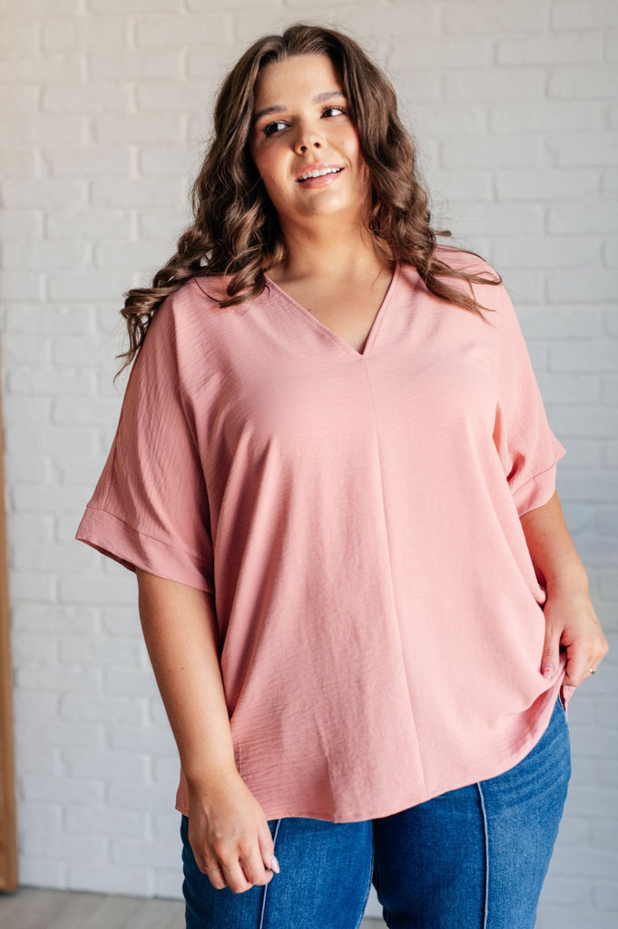 Contrary to Popular Belief V - Neck Blouse - The Edit LLC