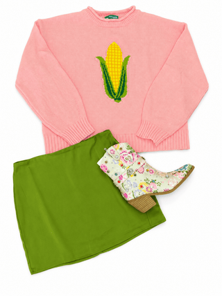 Corn Knit Sweater - The Edit LLC