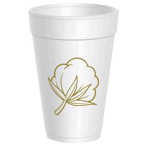 Cotton Boll - 10 pack: Metallic Gold - The Edit LLC
