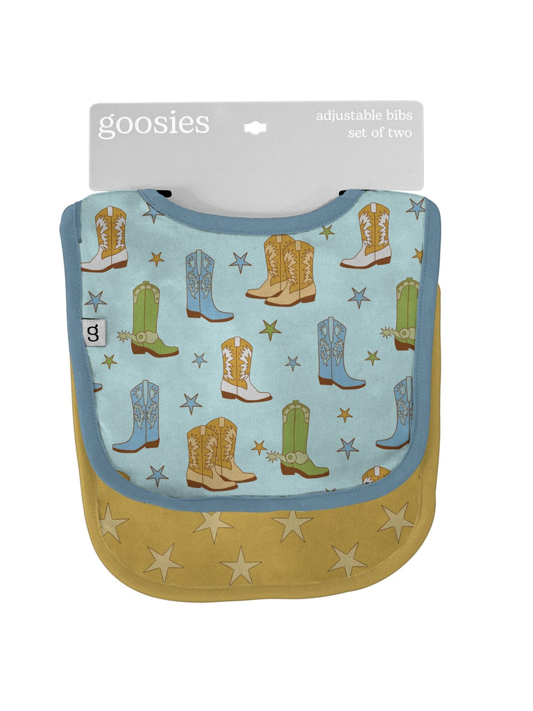 Cowboy Boots & Stars - Bib Set - The Edit LLC