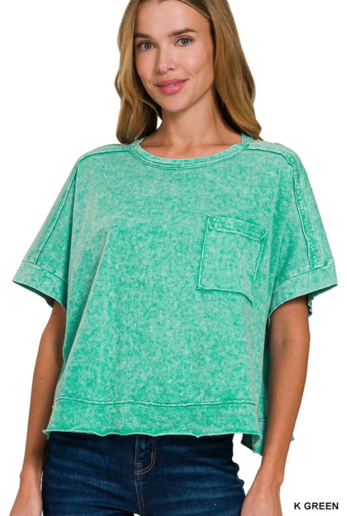 Cropped Boxy Leisure Tee - The Edit LLC