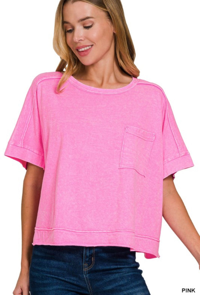 Cropped Boxy Leisure Tee - The Edit LLC