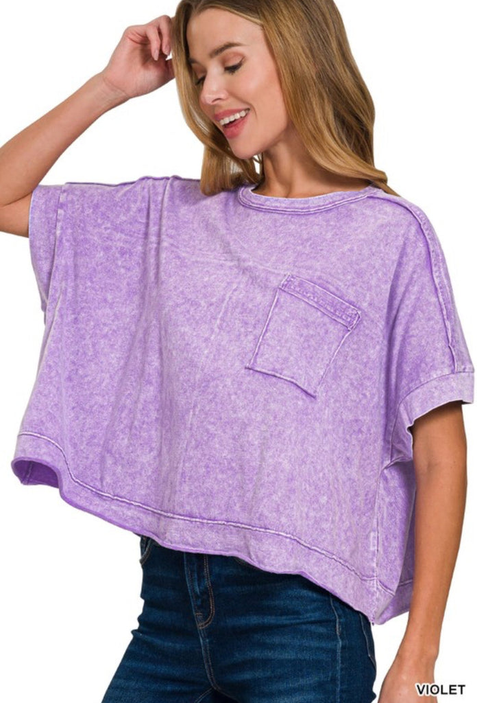 Cropped Boxy Leisure Tee - The Edit LLC