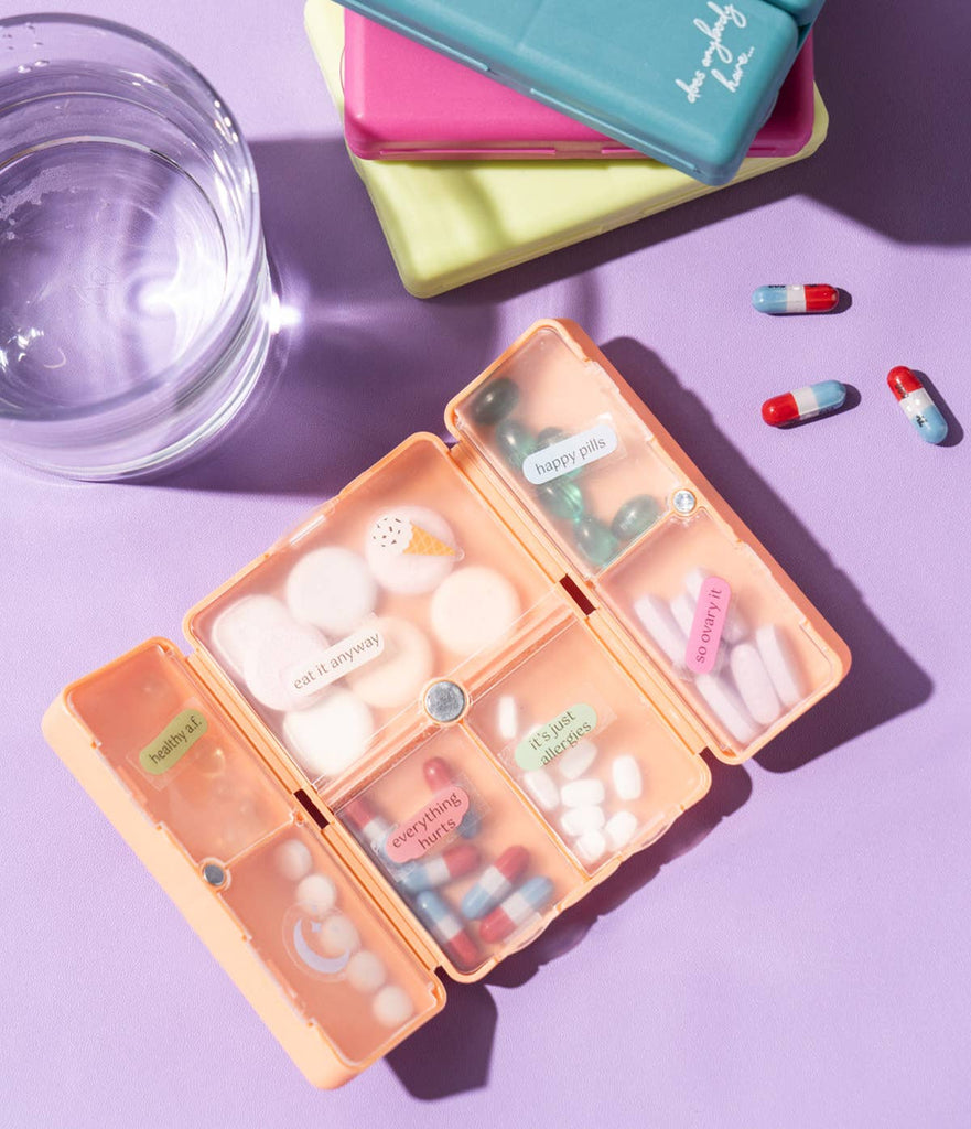 Crush Everything's Fine Pill & Vitamin Case - The Edit LLC