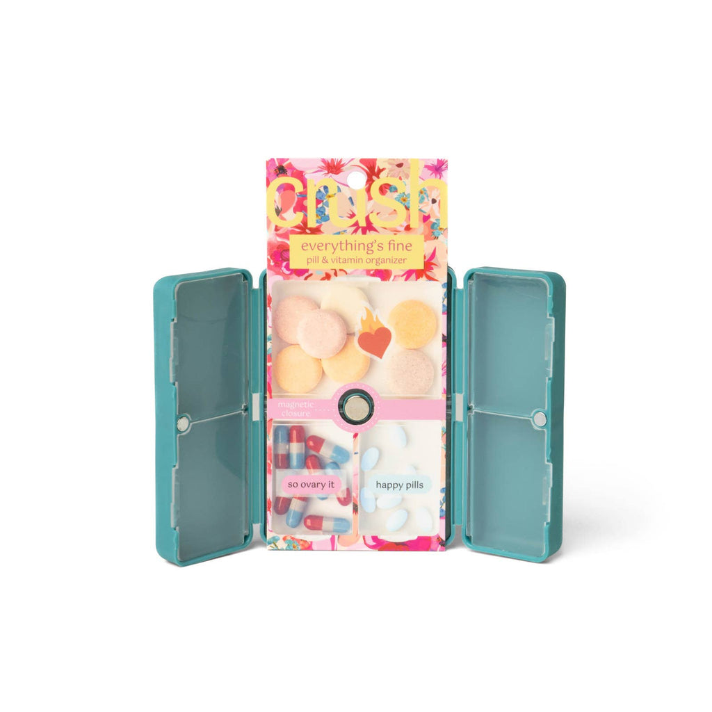 Crush Everything's Fine Pill & Vitamin Case - The Edit LLC