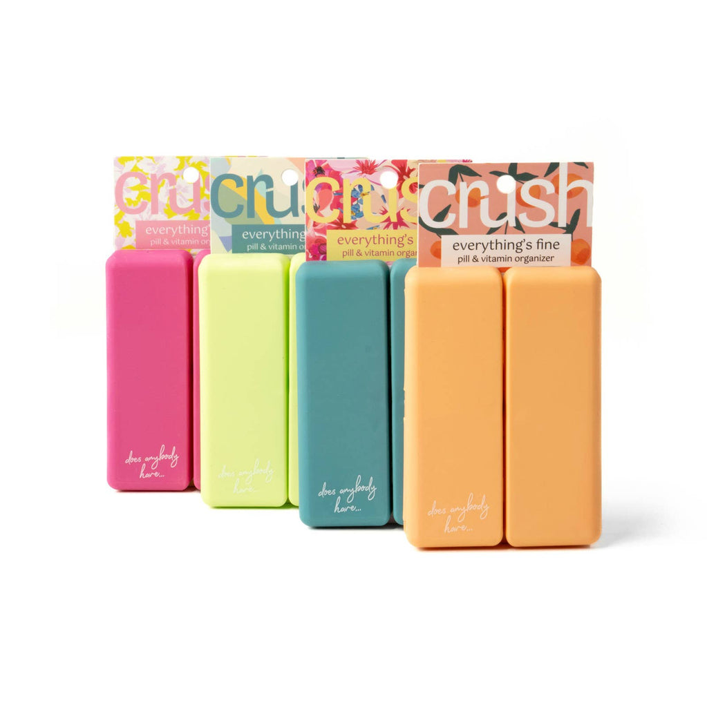Crush Everything's Fine Pill & Vitamin Case - The Edit LLC