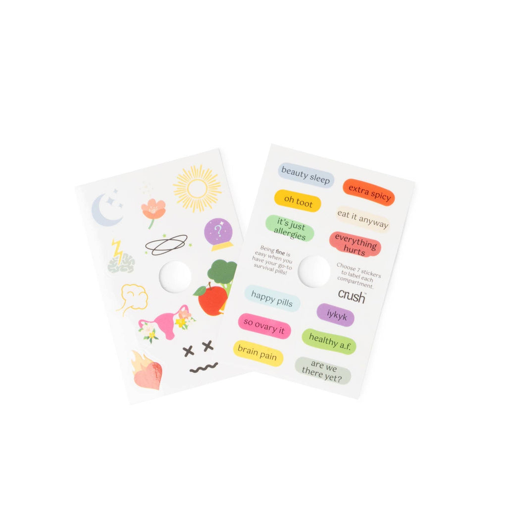 Crush Everything's Fine Pill & Vitamin Case - The Edit LLC