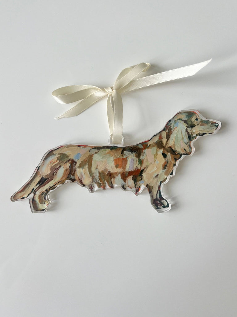 "Dachshund Blonde" ornament - The Edit LLC