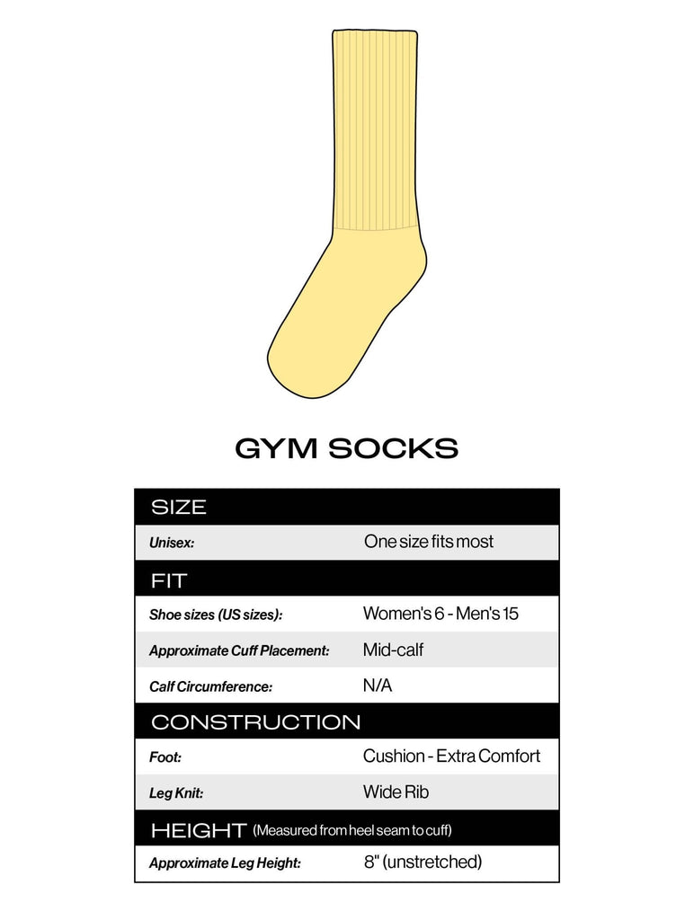 Daddy Gym Crew Socks - The Edit LLC