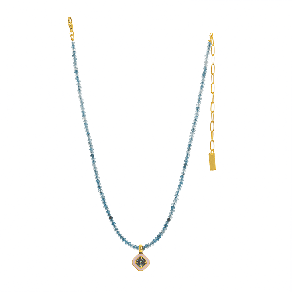 Dakota Necklace in Light Pink - The Edit LLC