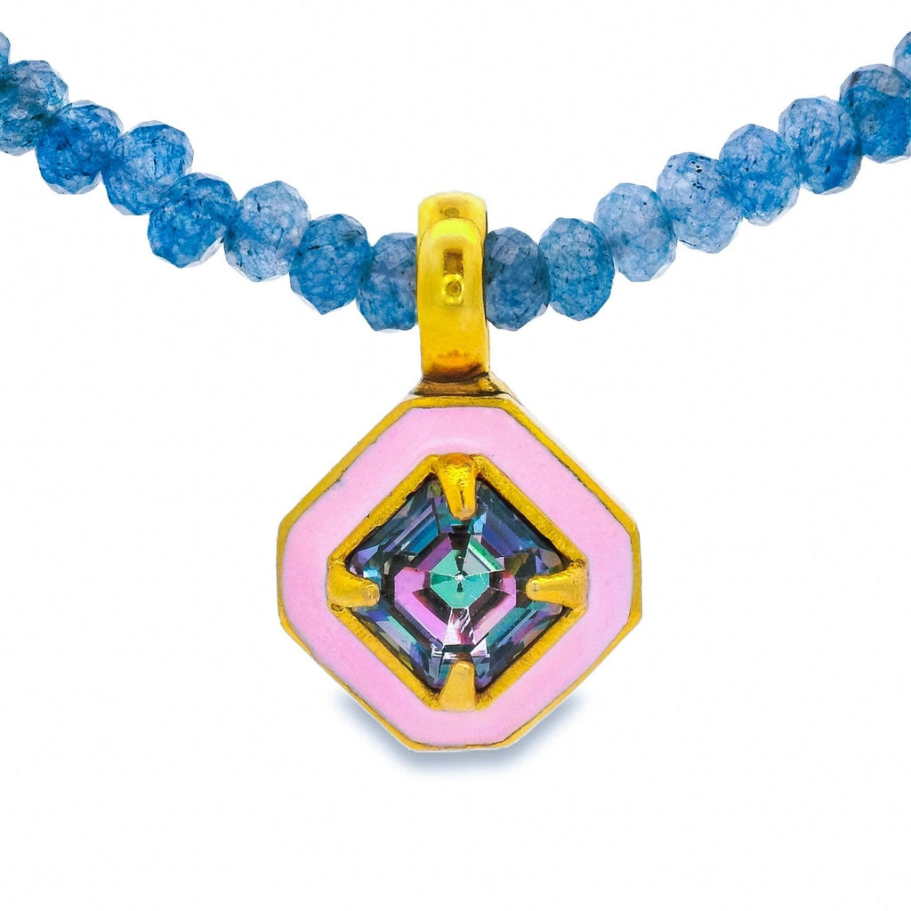 Dakota Necklace in Light Pink - The Edit LLC